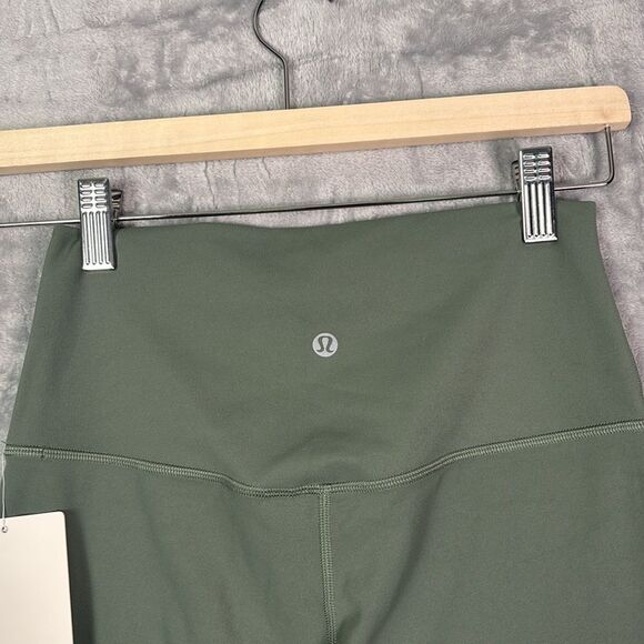 NWT New Lululemon Green Align HR Crop 23” Leggings Size 6 - Picture 7 of 8